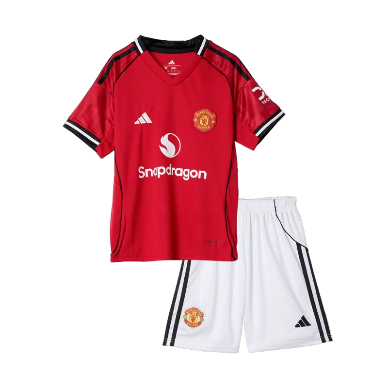 Manchester Unite Kids 25/26 Home Kit