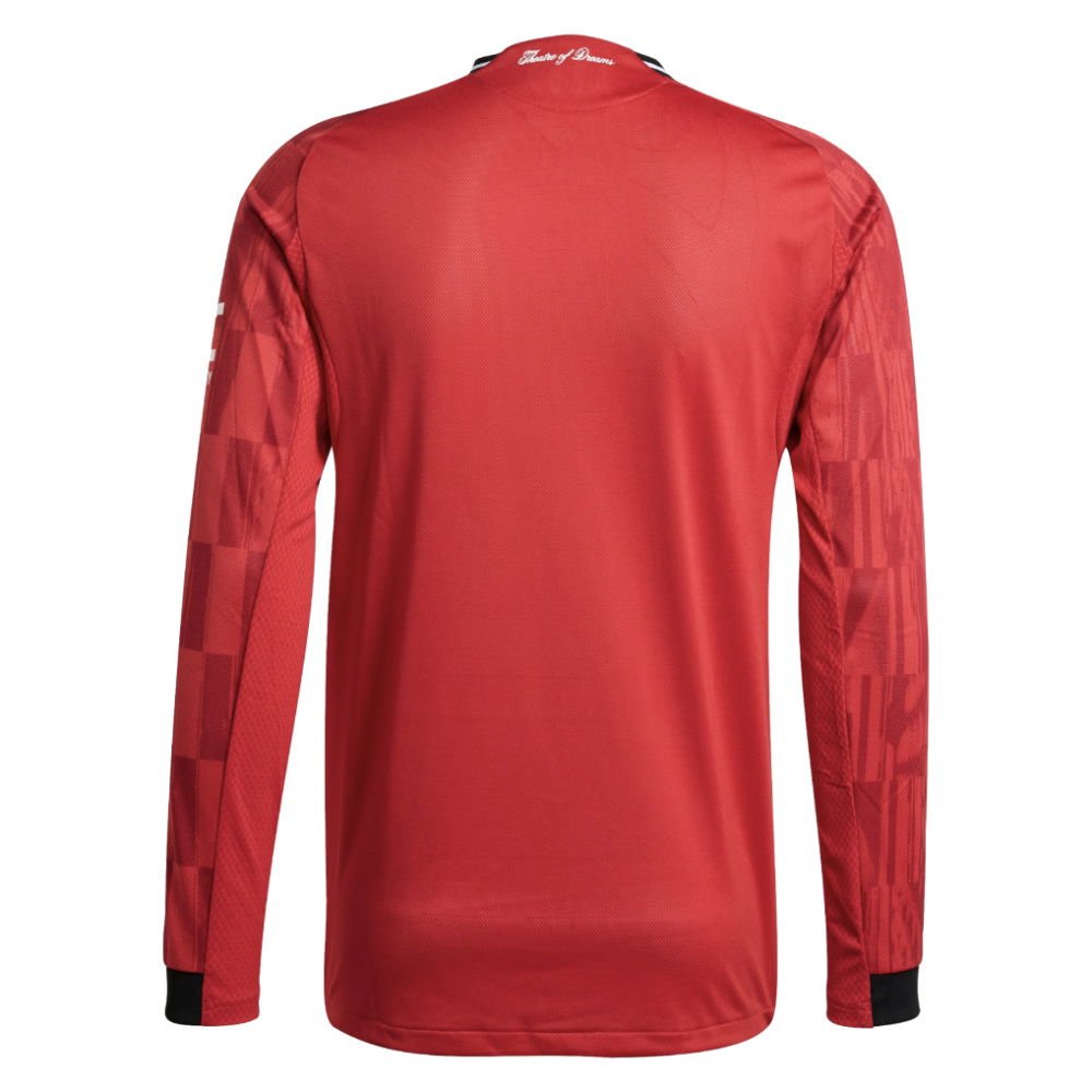 Manchester Unite Men's 25/26 Player Home Long Sleeve Jersey - Image 2