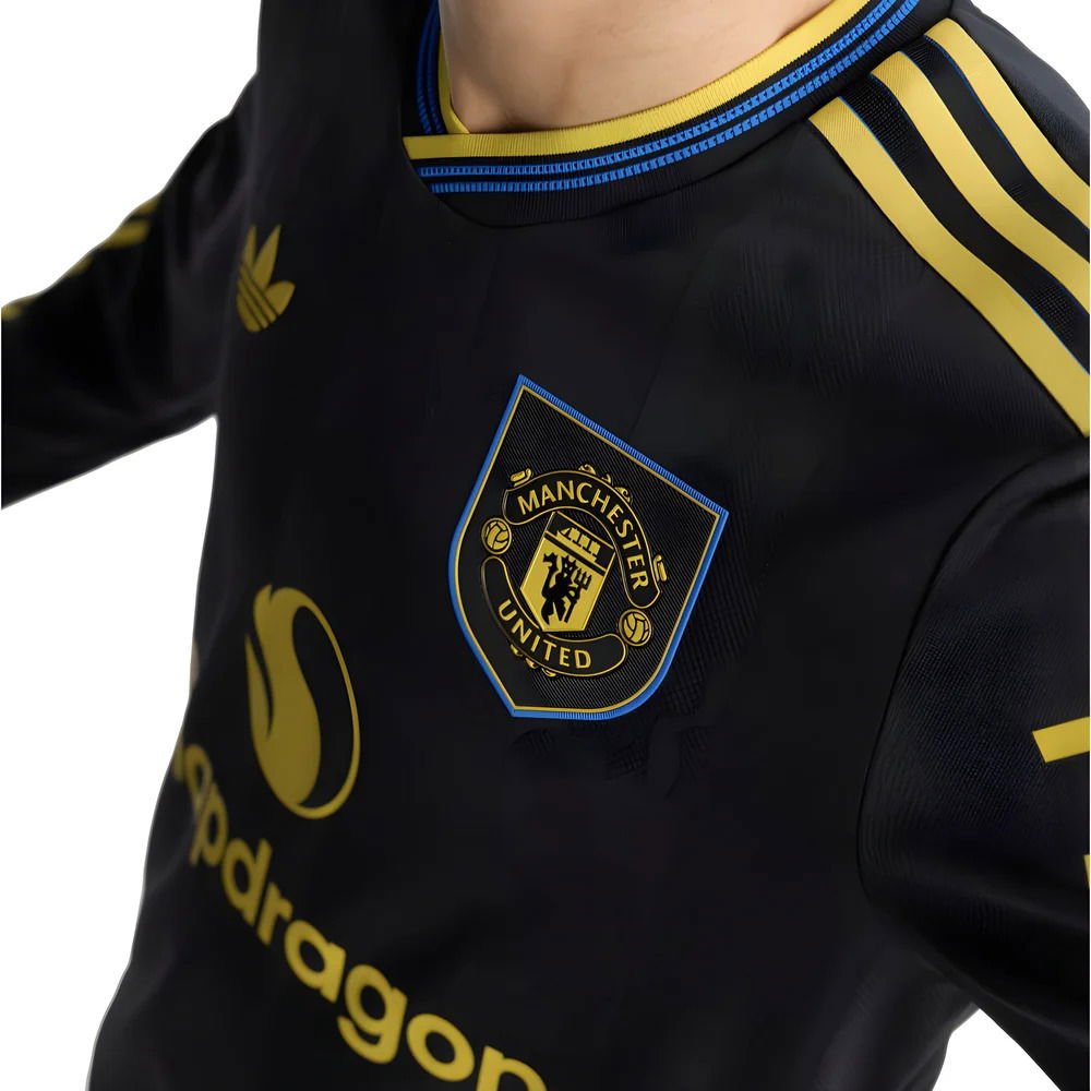 Manchester Unite Men's 25/26 Player Third Long Sleeve Jersey - Image 4