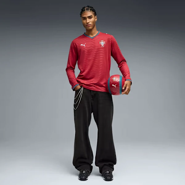 Portugal 26 Home Long Sleeve Jersey - Image 5