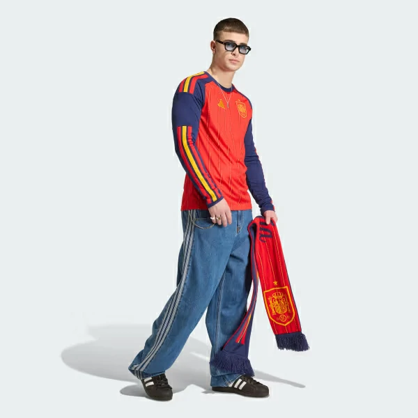 Spain 26 Home Long Sleeve Jersey (Fan Version) - Image 8