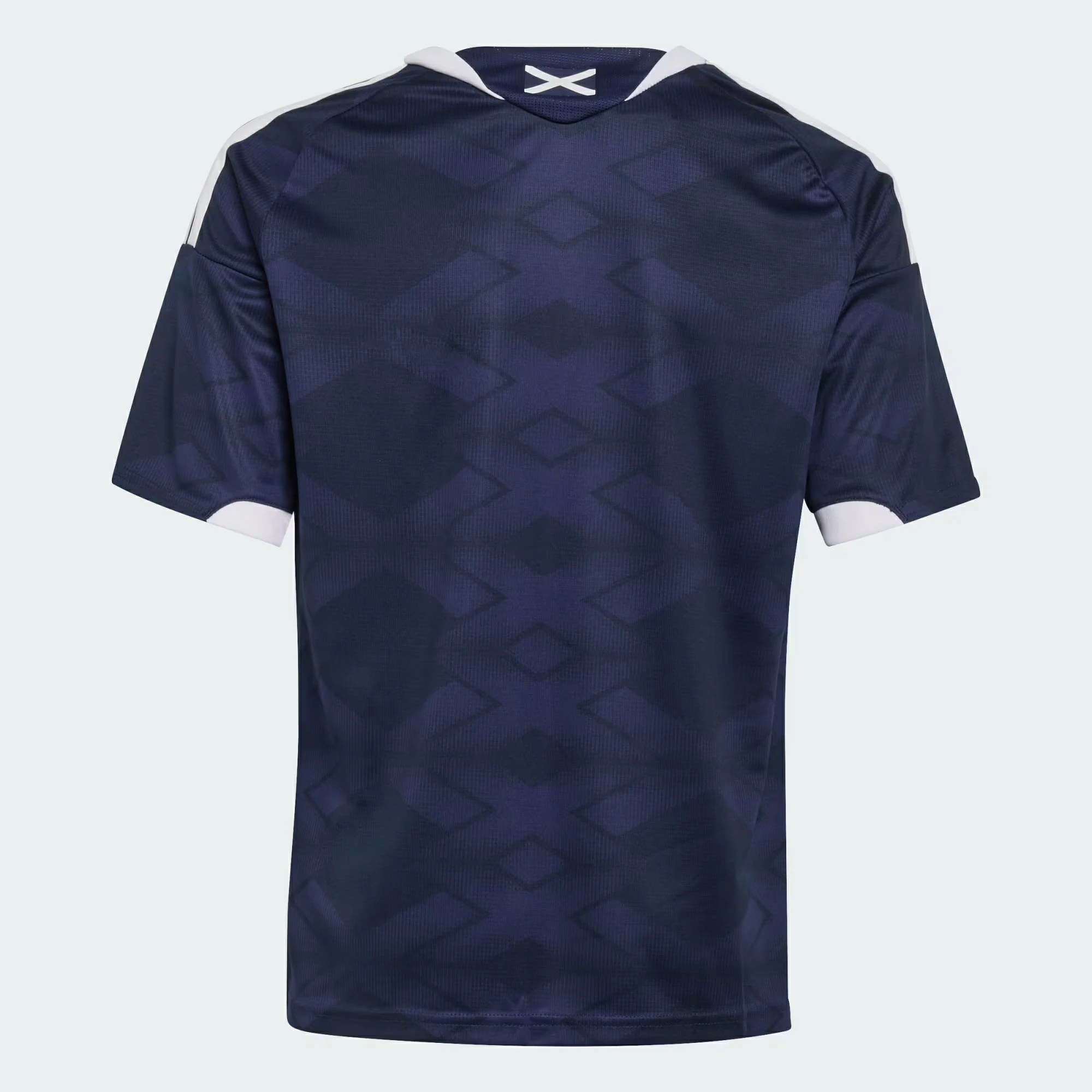 Back of junior Scotland football shirt youth size for wholesale distribution.