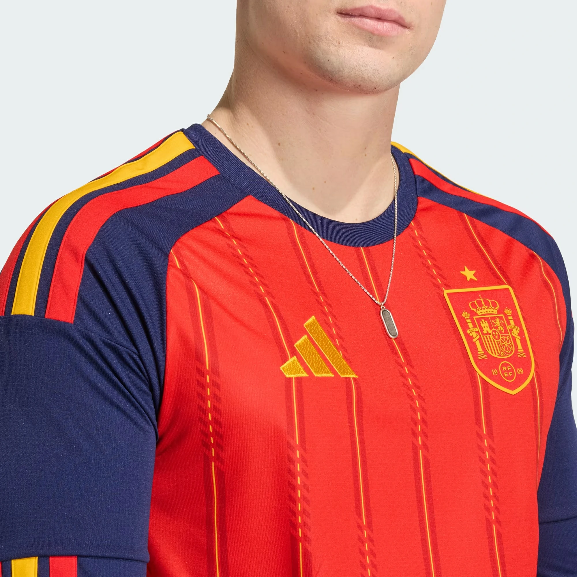 Spain 26 Home Long Sleeve Jersey (Fan Version) - Image 3