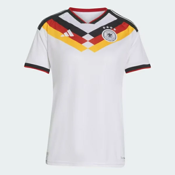 Front view of women's Germany home football shirt 2026 fan version.