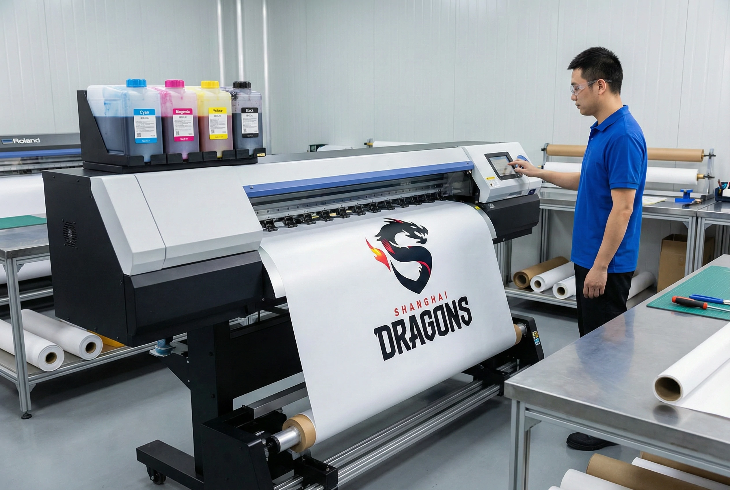 Digital sublimation printing process ensuring vibrant and non-fading colors for custom soccer kits.